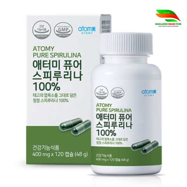 Atomy 100% Pure Spirulina – 120 Capsules